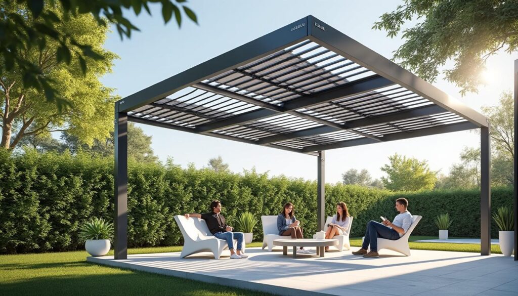 découvrez comment une pergola bioclimatique optimise le confort, réduit la consommation d'énergie et améliore l'efficacité énergétique de votre espace extérieur.