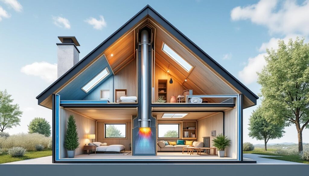 Ventilation naturelle : le principe clé d’une maison passive réussie découvrez comment la ventilation naturelle optimise l'efficacité énergétique et le confort d'une maison passive, en assurant un renouvellement d'air sain et économique.