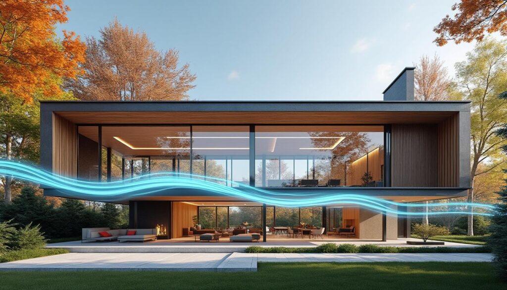 découvrez comment la ventilation naturelle est essentielle pour assurer l'efficacité énergétique et le confort dans une maison passive, en favorisant un air sain et renouvelé sans consommation excessive d'énergie.