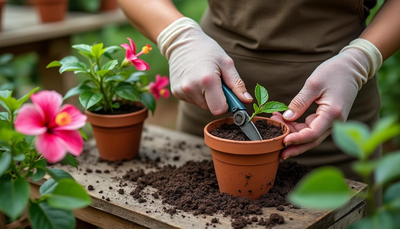découvrez comment maîtriser l'art du bouturage de l'hibiscus grâce à ce guide essentiel, pour multiplier facilement vos plants et embellir votre jardin sans effort.