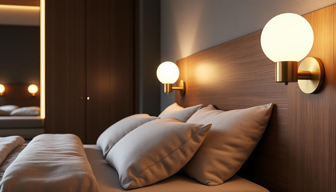 Appliques Murales Élégantes pour Sublimer votre Chambre 2 découvrez notre sélection d'appliques murales élégantes pour sublimer l'ambiance de votre chambre avec style et raffinement.