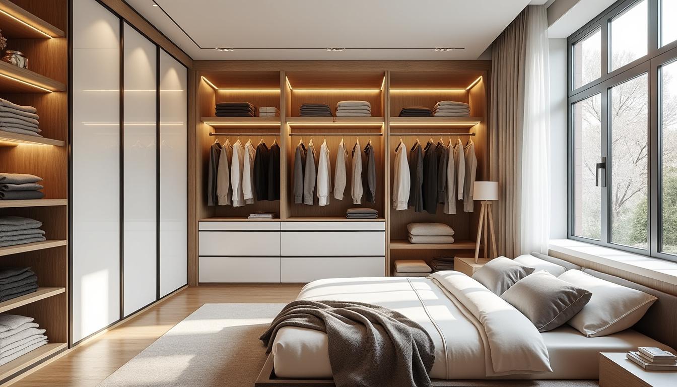 Dressing Sur Mesure : 30 Inspirations pour Tous les Budgets 2 découvrez 30 idées de dressings sur mesure adaptées à tous les budgets pour optimiser votre espace de rangement avec style et fonctionnalité.