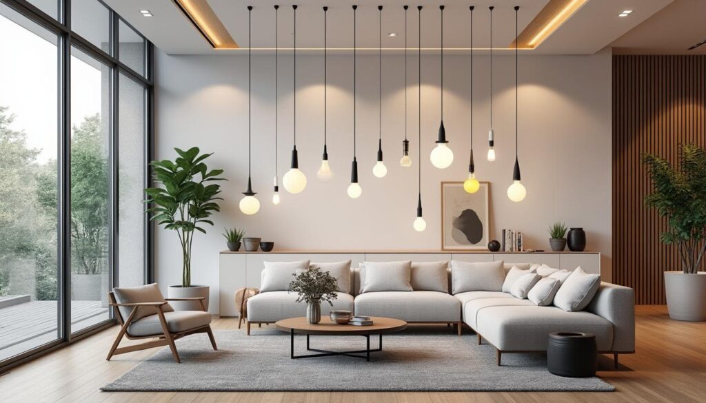 découvrez notre sélection des 30 meilleures suspensions design pour illuminer votre salon en 2026. alliez style et fonctionnalité avec des luminaires tendance qui transformeront votre espace de vie.