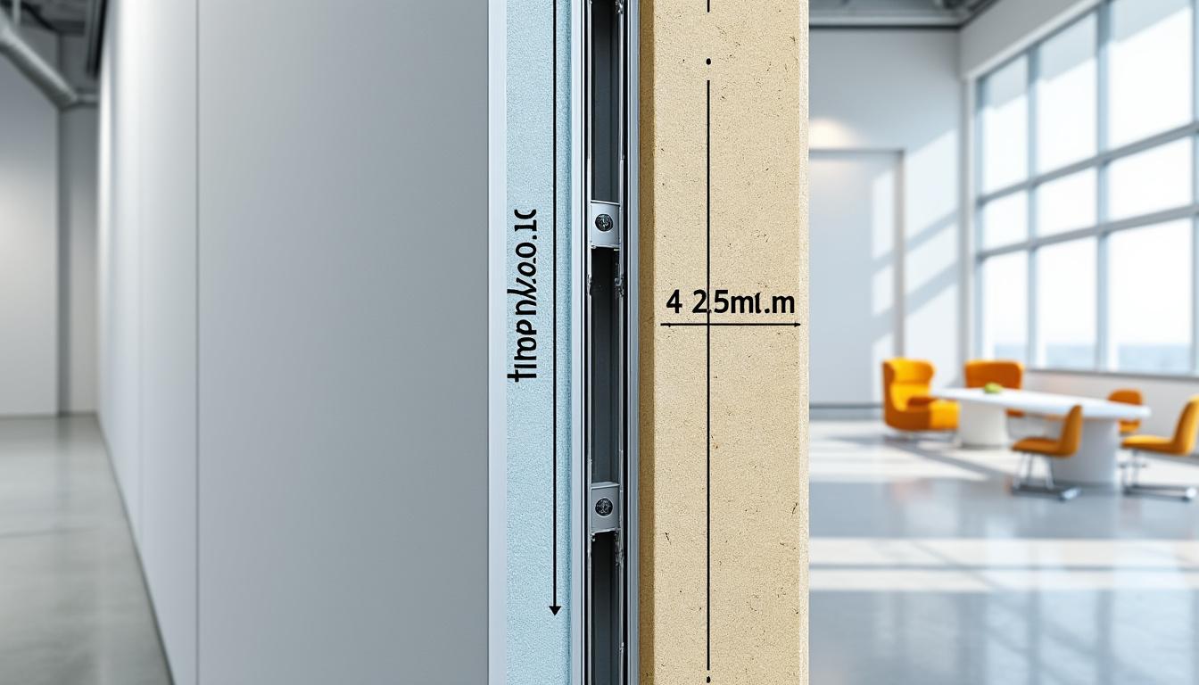 découvrez comment choisir l'épaisseur idéale de cloison placo pour optimiser le confort acoustique et thermique selon chaque pièce de votre logement.