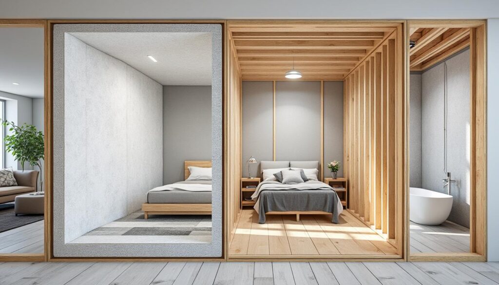 découvrez comment choisir l'épaisseur idéale de cloison placo pour optimiser le confort acoustique et thermique de chaque pièce de votre logement.