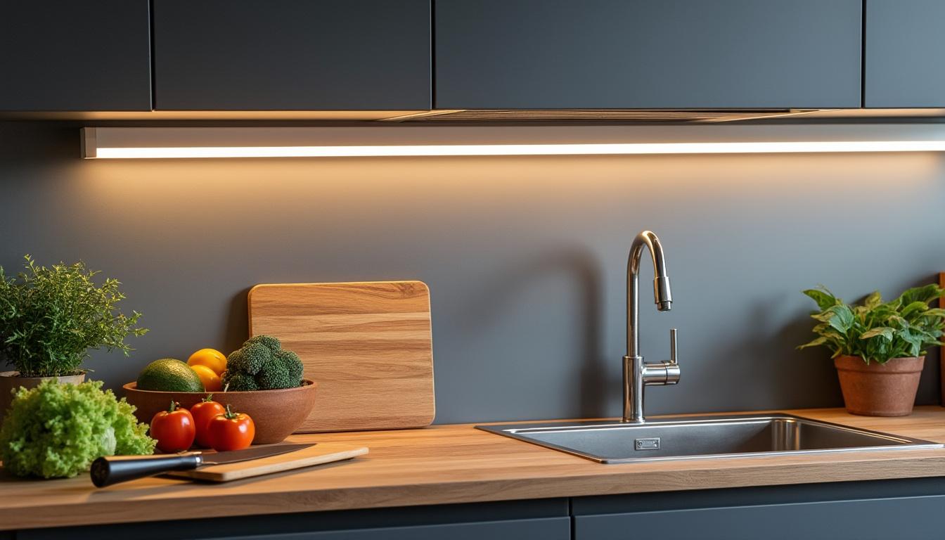 découvrez des astuces pratiques et un guide complet pour illuminer votre plan de travail, alliant fonctionnalité et esthétique pour une cuisine parfaitement éclairée.