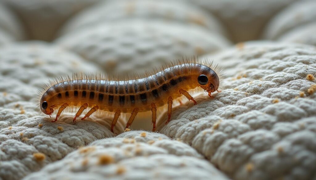 découvrez comment reconnaître une infestation de larves d'anthrène dans vos matelas et apprenez des méthodes naturelles pour assainir efficacement votre intérieur.