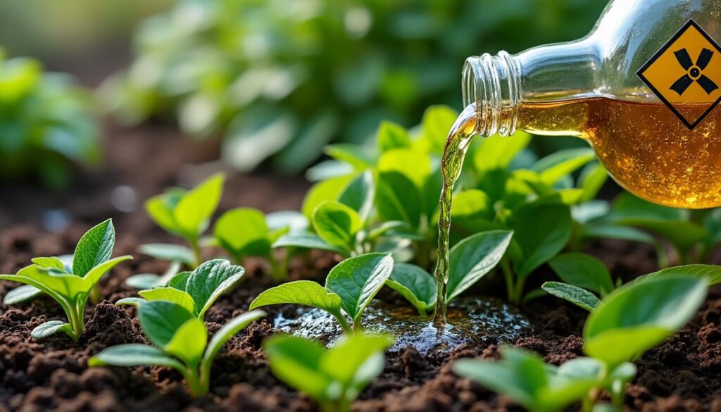 découvrez l'efficacité et les dangers de l'acide chlorhydrique comme désherbant, ainsi que des alternatives sûres pour un jardinage respectueux de l'environnement.