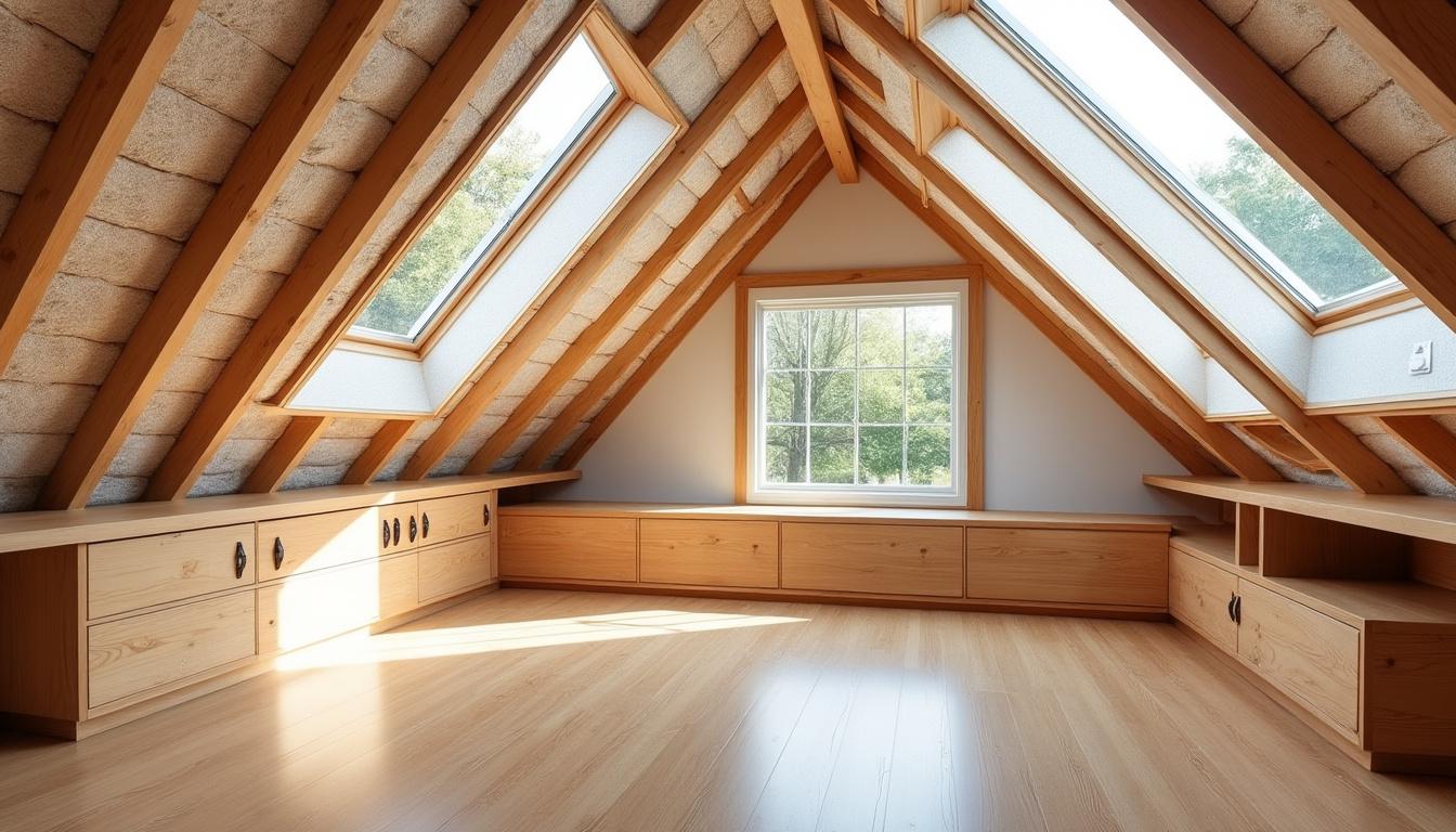 Aménager un Grenier en Chambre : Guide Complet avec Budget et Étapes Clés 2 découvrez comment aménager un grenier en chambre grâce à notre guide complet, incluant les étapes clés et un budget détaillé pour réussir votre projet d'aménagement.