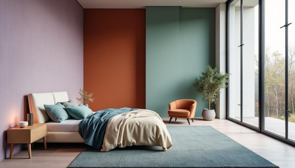 découvrez les 30 couleurs de chambre tendance en 2026 et leur impact psychologique pour créer un espace harmonieux et apaisant.