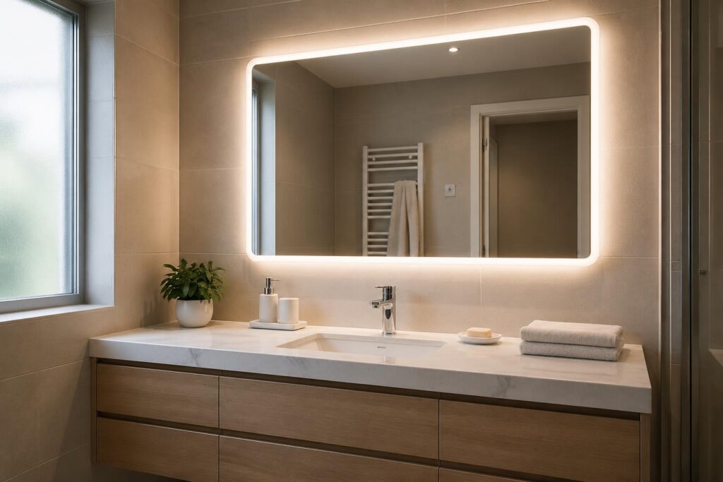 découvrez notre guide complet pour choisir et installer le miroir éclairant parfait dans votre salle de bain, alliant style, praticité et luminosité optimale.