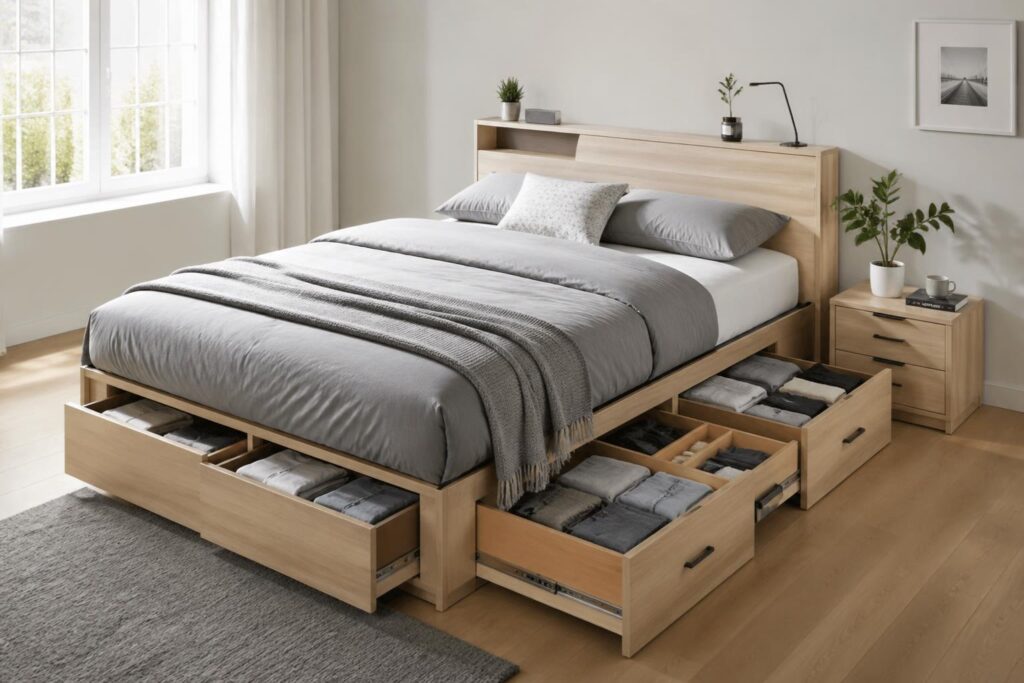 découvrez comment le lit avec rangement intégré peut transformer votre chambre en un espace organisé et élégant. optimisez votre espace et profitez d'une chambre plus ordonnée dès aujourd'hui.