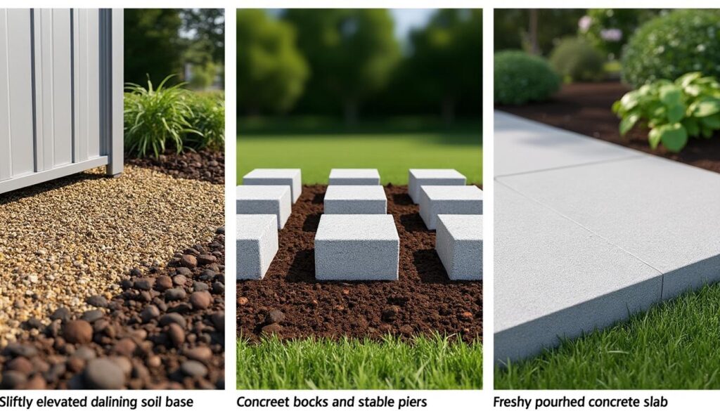 découvrez comment choisir le support idéal pour votre abri de jardin en métal : sol drainant, plots ou dalle, selon la configuration de votre terrain pour garantir stabilité et durabilité.